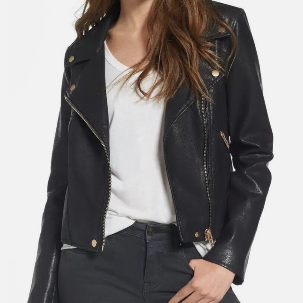 BLANKNYC vegan leather jacket